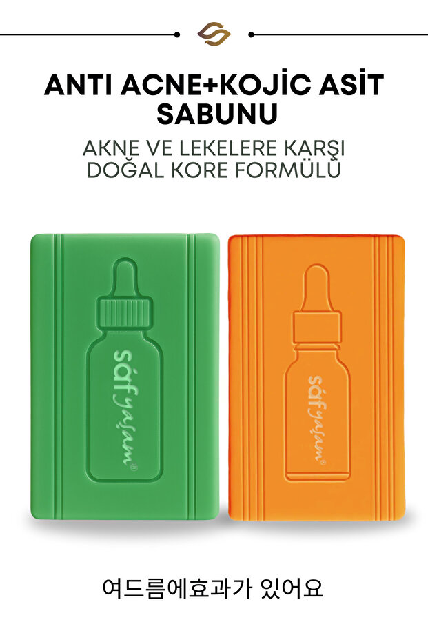 Anti Acne Sabunu + Kojik Asit Sabunu İkili Set — görsel 1